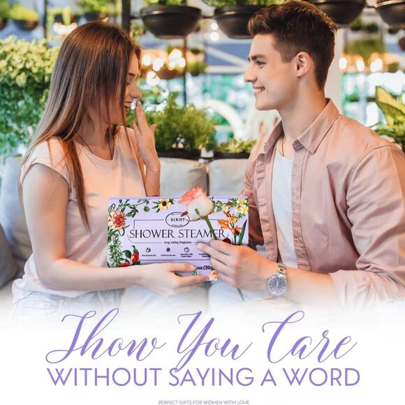 Shower Steamers Aromatherapy 8 Pack Gifts for Women, Birthday Christmas White El - Picture 4 of 8